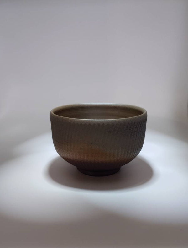 国造焼　焼締窯変茶碗　赤土と炎が描く唯一無二の景色